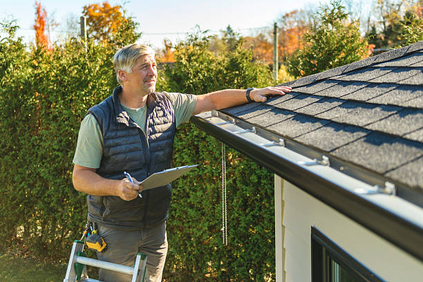 Professional Hail Damage Roof Repair technician working in Scotts Valley, CA